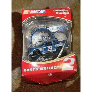 NASCAR TREVCO RUSTY WALLACE 2 CHRISTMAS CAR ORNAMENT COLLECTIBLE 2005 LAST CALL